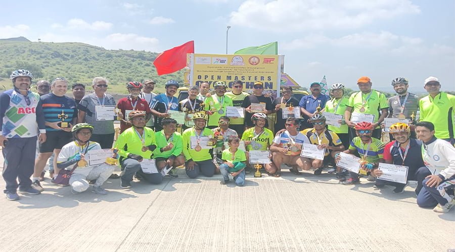 मराठवाड्यातील पहिल्या ओपन मास्टर सायक्लोथाॅन स्पर्धेत मुंबईच्या पंकज मॉरलेशाची बाजी