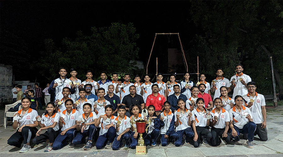 राष्ट्रीय एरोबिक जिम्नॅस्टिक्स स्पर्धेत महाराष्ट्राला सर्वसाधारण विजेतेपद