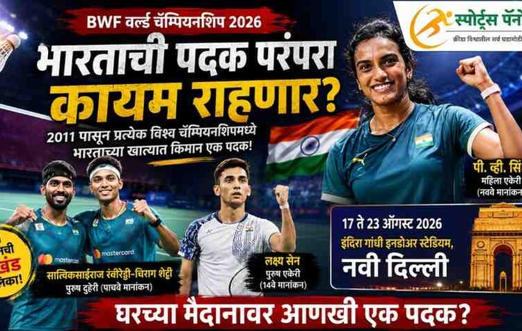 BWF World Championships 2026: भारताची 2011 पासूनची पदक परंपरा कायम राहणार? सिंधू, लक्ष्य आणि सात्विक-चिरागवर नजर